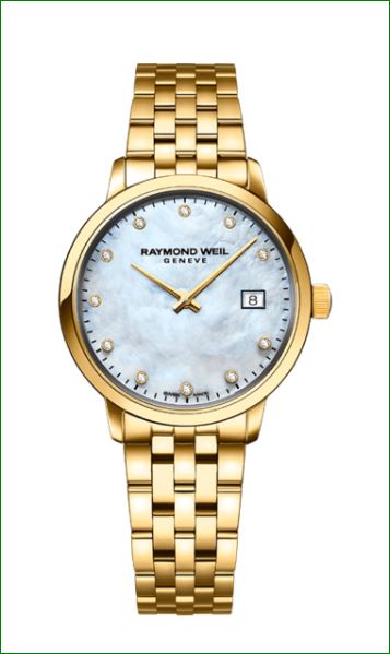 Toccata Ladies Classic Gold Diamond Steel Watch, W12789