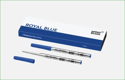 2 Ballpoint Pen Refills Fine Royal Blue WI01283