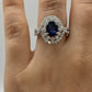 Blue Sapphire Ring D07296 - Royal Gems and Jewelry