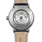 Maestro Men's Automatic Visible Balance Wheel Black Leather Watch 2227-SC-00659