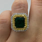 Emerald Ring R11756 - Royal Gems and Jewelry