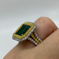 Emerald Ring R11756 - Royal Gems and Jewelry