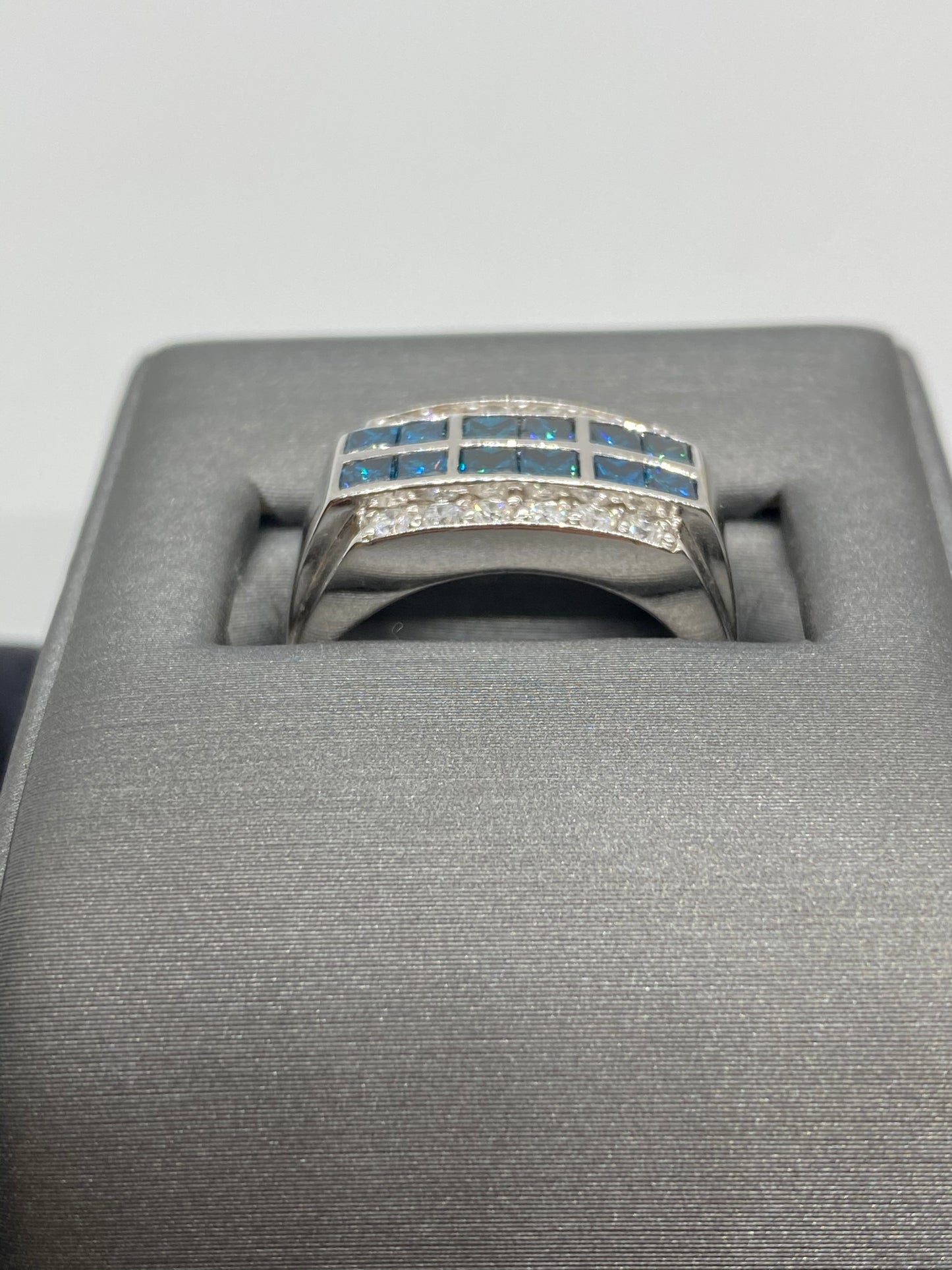 Men's Blue Diamond Ring R12197