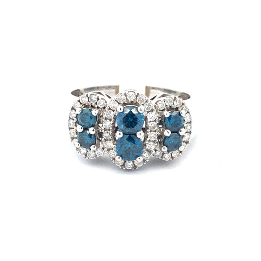 Blue Diamond Ring R14420