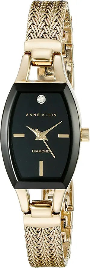 Anne Klein Women's AK/1362CHGB Diamond Dial Gold-Tone Bracelet Watch : Anne  Klein: : Clothing, Shoes & Accessories