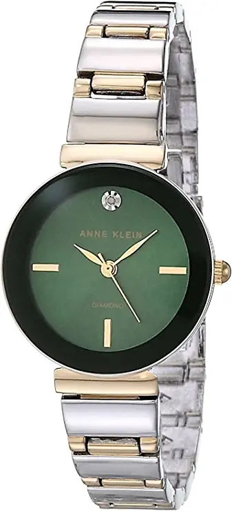 Anne klein women's genuine diamond dial bracelet watch hot sale