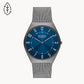 Skagen Grenen Ultra Slim Two-Hand Charcoal Stainless Steel Mesh Watch W12680