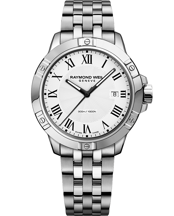 Tango Classic Men's Quartz Stainless Steel White Dial Watch  8160-ST-00300