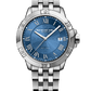 Tango Classic Men's Quartz Steel Blue Bracelet Watch, 41mm  8160-ST-00508 | W09069