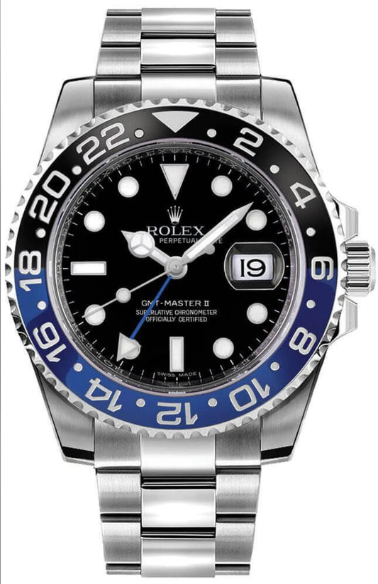 Rolex GMT-Master II 40mm 126710BLNR Oystersteel Black Dial W13287
