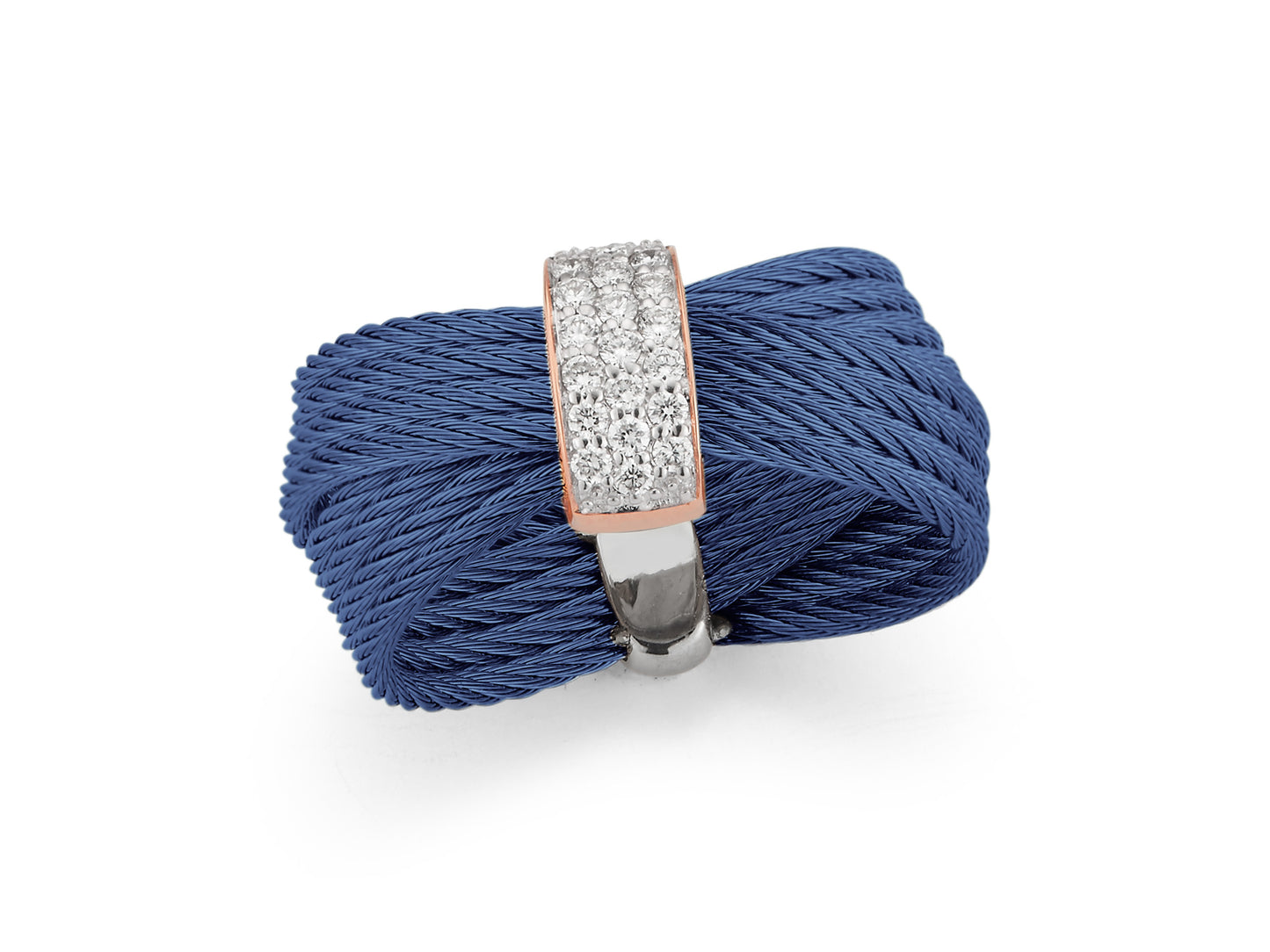 Blueberry Cable Bow Ring 02-24-S551-1 | D07744