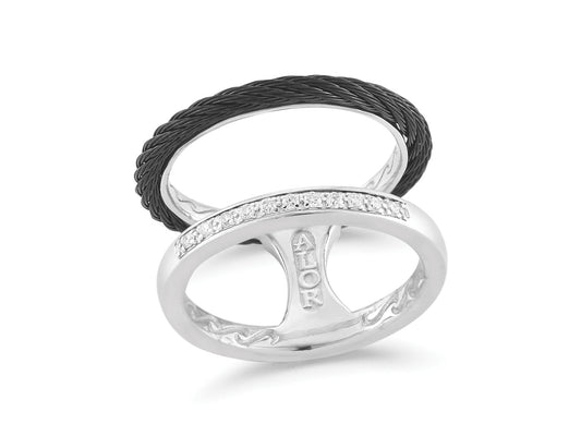 Alor Black Cable Ring 02-52-0272-1 | D04605