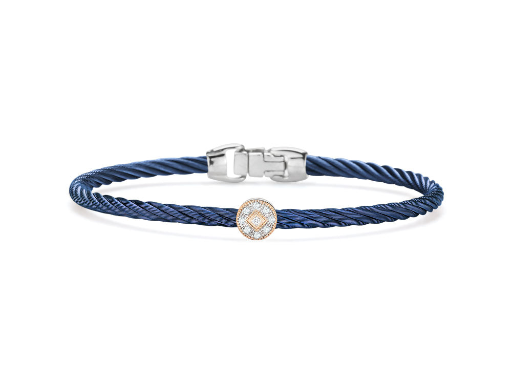 Alor Blueberry Cable Essential Stackable Bracelet 04-24-S912-1 | D06063