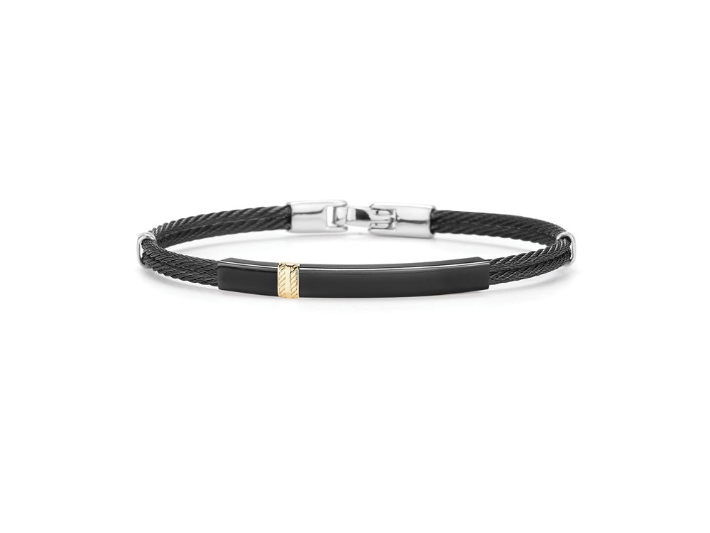Alor Black Cable Bracelet 04-92-7685-0 | D06046