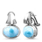 Caressa Larimar Earrings ECARE00-00 | D04258