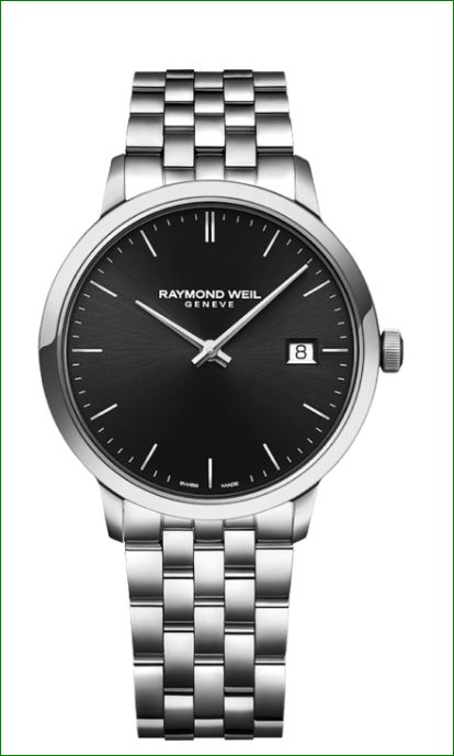 Toccata Men's Classic Steel Black Dial Quartz Watch, W12788