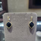 Kabana - 14 KT Rose Gold Earrings with Inlay and Diamonds