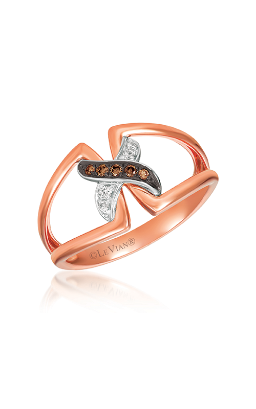 14K Strawberry Gold® Ring with Chocolate Diamonds®  Nude Diamonds™ 0.07cts WATQ30 | R22380