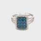 Blue Diamond Ring R19690
