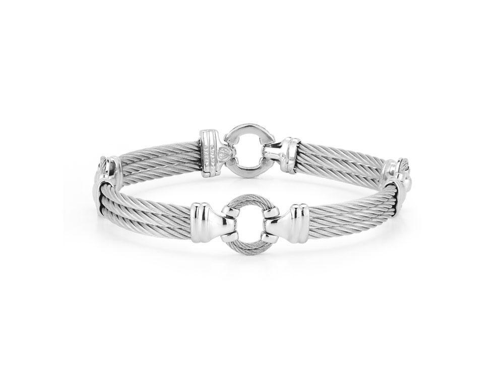 Alor Grey Cable Bracelet A6-13-9300-0 | D04678