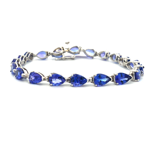 Tanzanite Bracelet BR02650 - Royal Gems and Jewelry