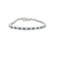 Blue Diamond Bracelet BR03435 - Royal Gems and Jewelry