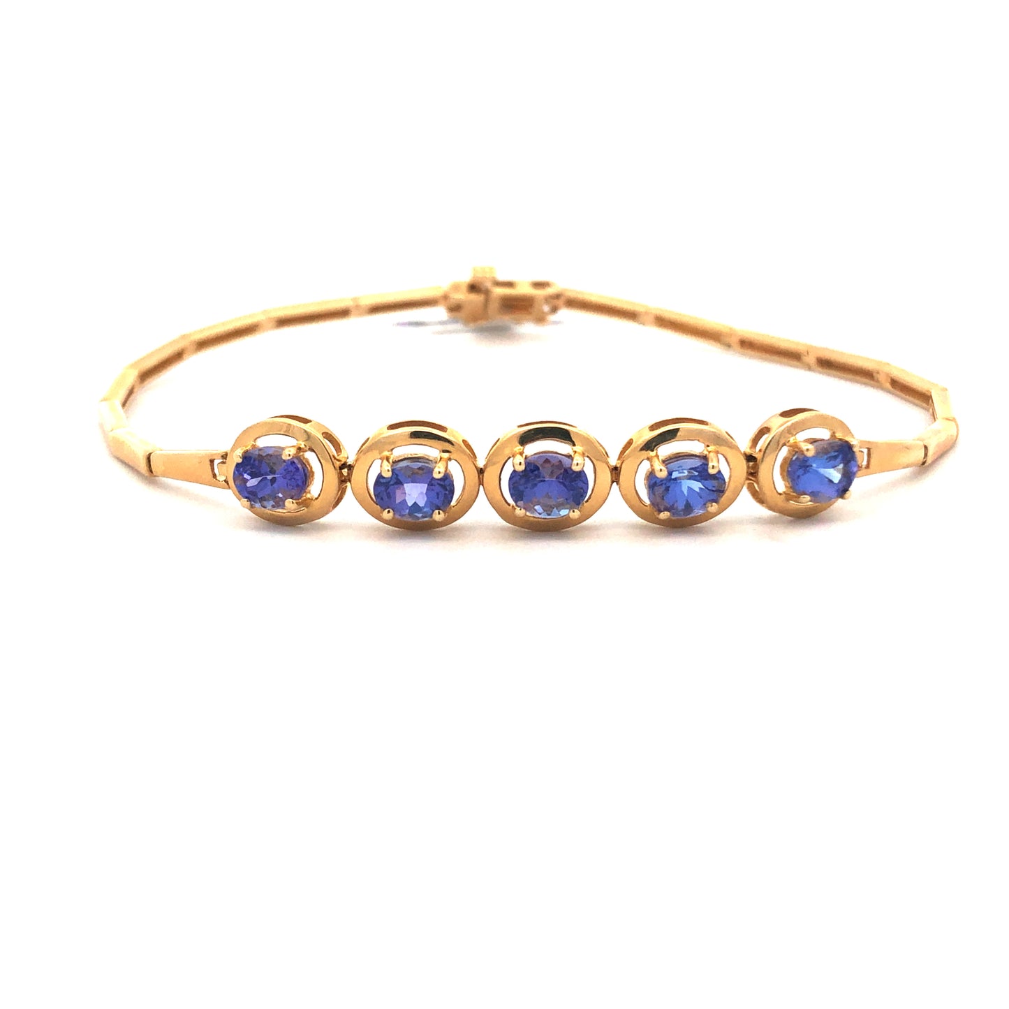 Tanzanite Bracelet BR04062 - Royal Gems and Jewelry