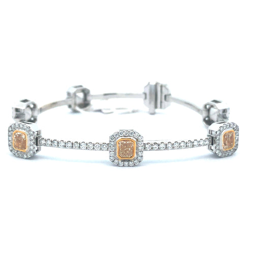 Yellow Diamond Bracelet BR04617