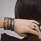 Alor Grey & Steel Grey Small Two Row Simple Stack Bracelet 04-42-S410-1 | D06054