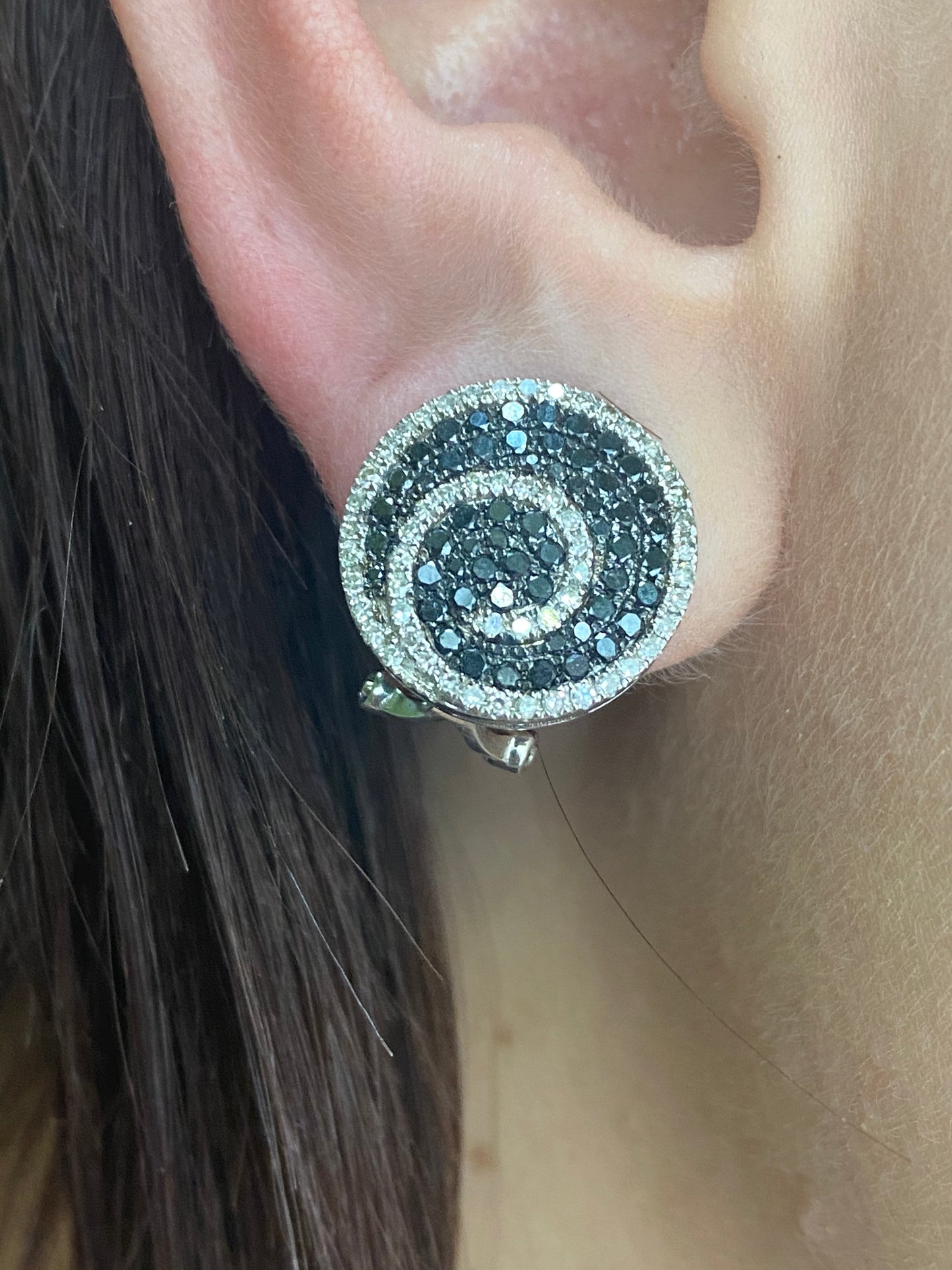 Black Diamond Earring E07424