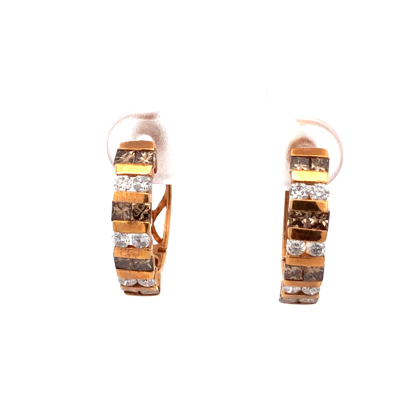Chocolate Diamond Earring E09130