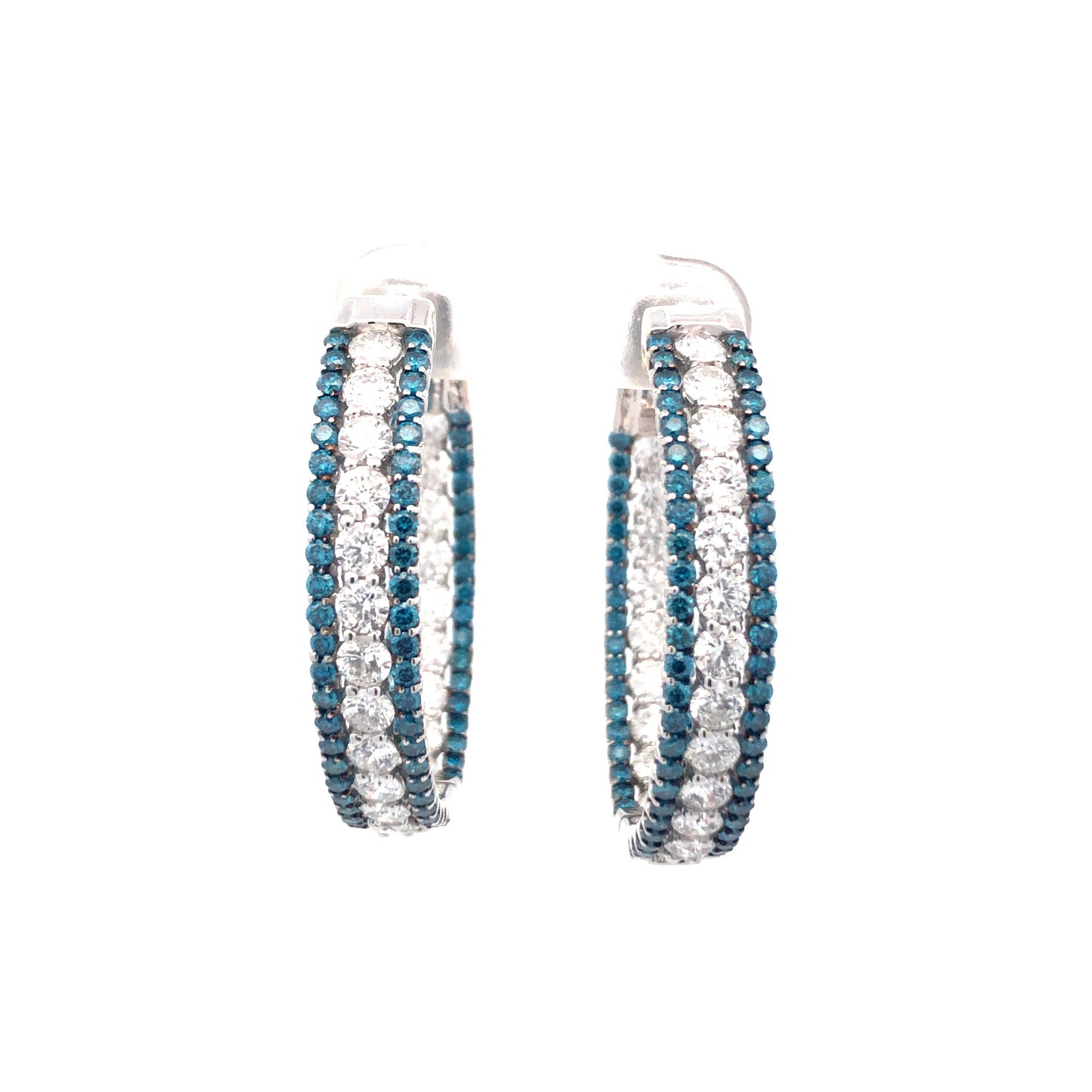 Blue Diamond Earring E09413