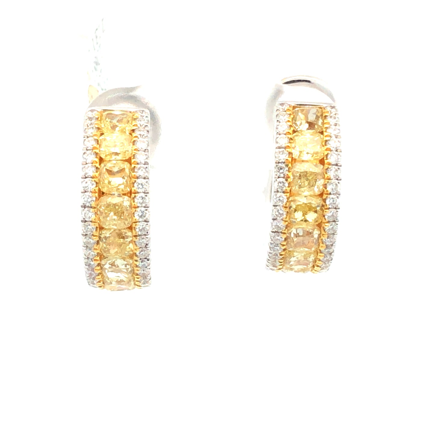 Yellow Diamond Earrings E10004