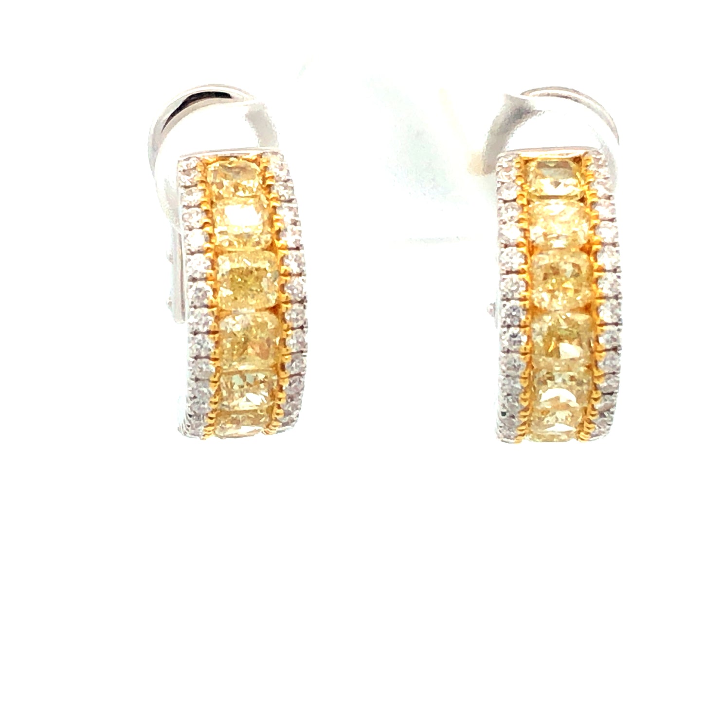 Yellow Diamond Earrings E10247