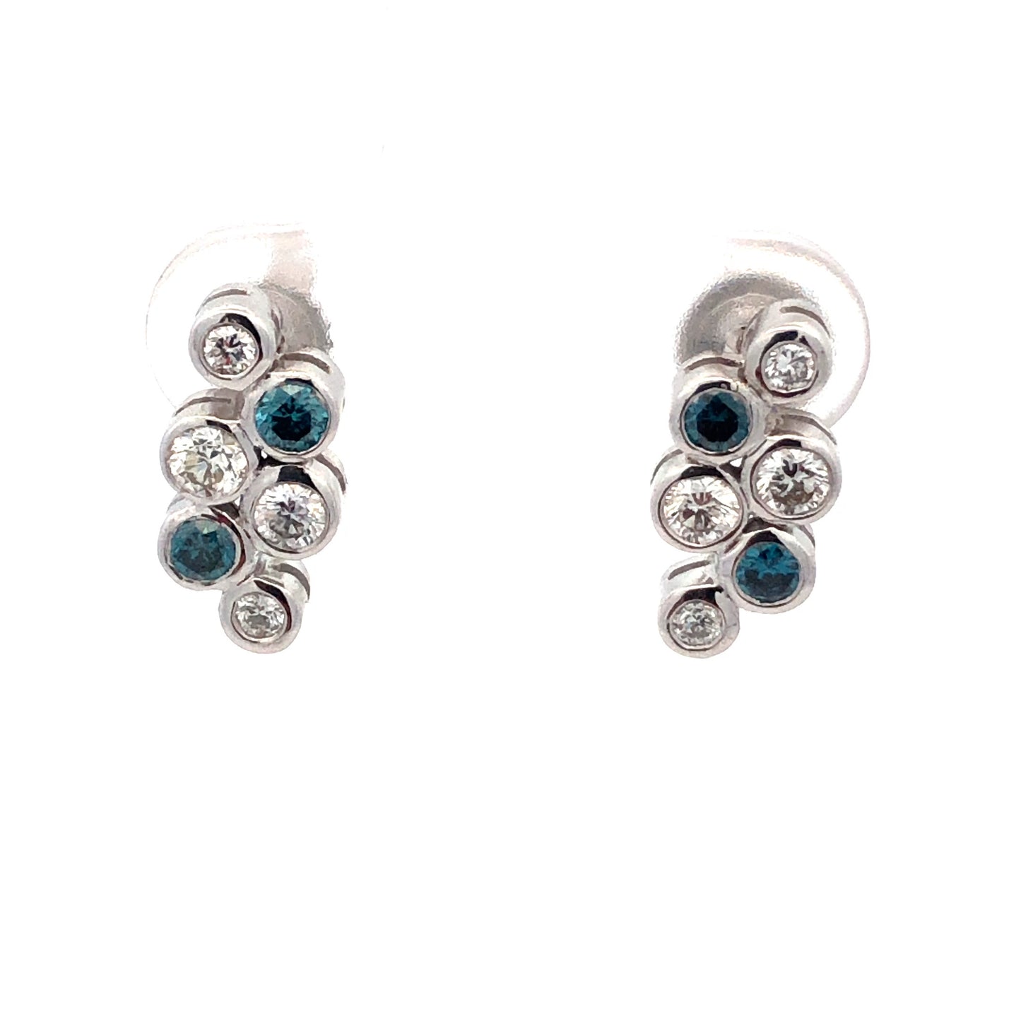 Blue Diamond Earring E10905