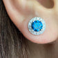 Blue Diamond Earring E11276