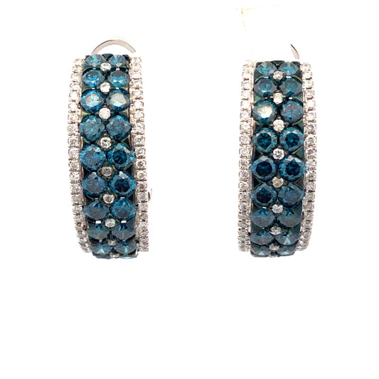 Blue Diamond Earring E11324