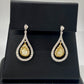Yellow Diamond Earrings E11367