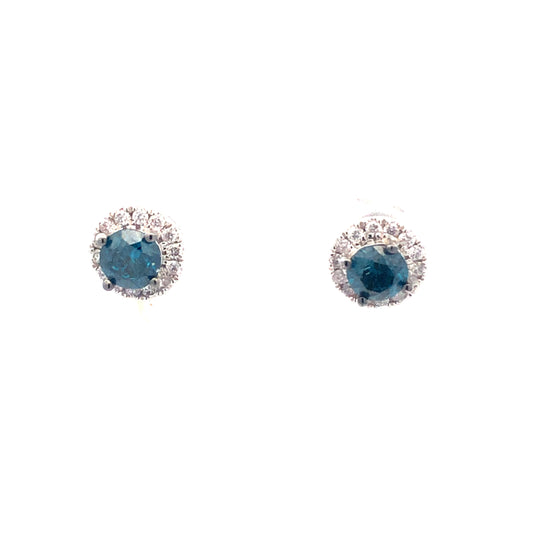 Blue Diamond Earring E11499