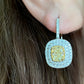 Yellow Diamond Earrings E12703