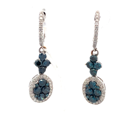 Blue Diamond Earring E12791