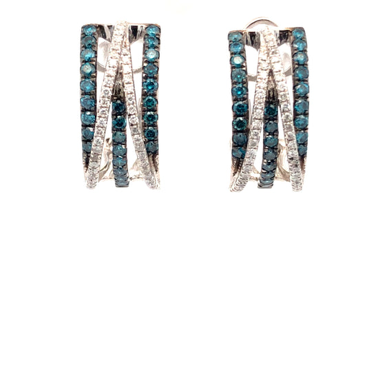 Blue Diamond Earring E13552