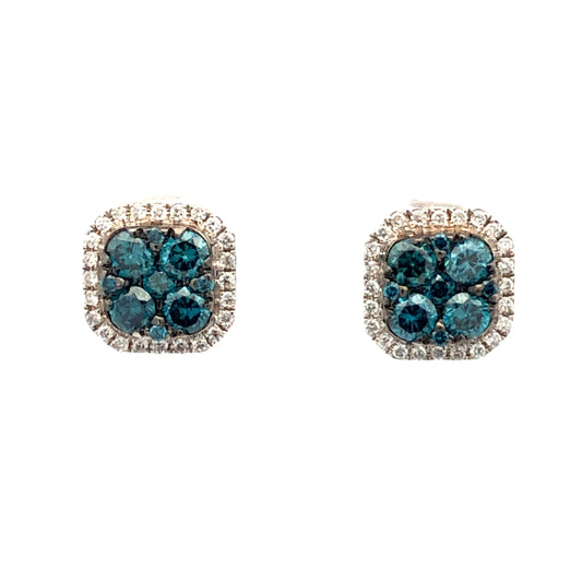 Blue Diamond Earring E13554