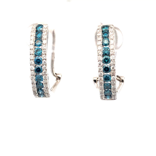 Blue Diamond Earring E13557