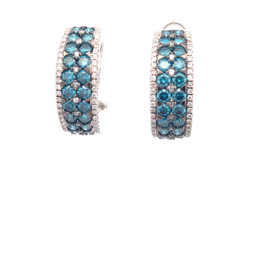 Blue Diamond Earring E13559