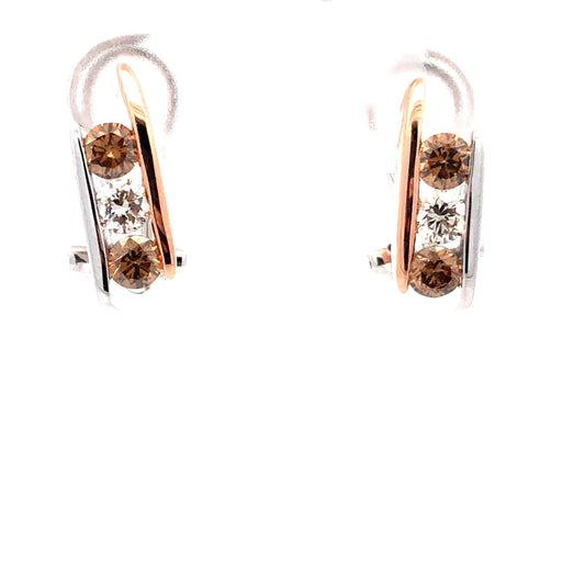 Chocolate Diamond Earring E13803