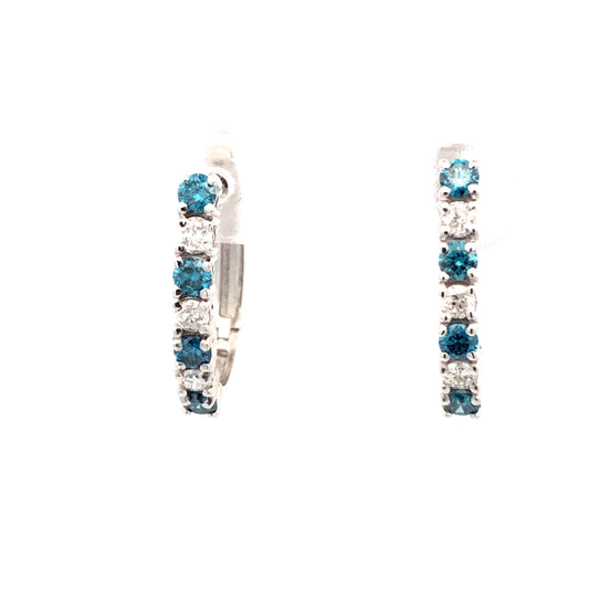 Blue Diamond Earring E13857