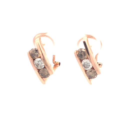 Chocolate Diamond Earring E13999