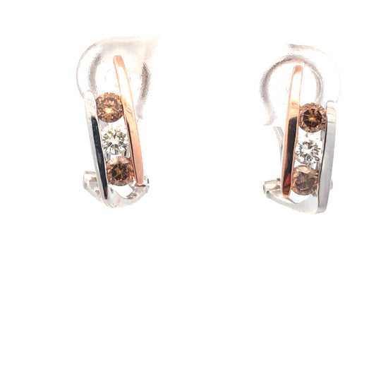Chocolate Diamond Earring E14126