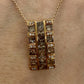 Chocolate Diamond Pendant P01222 - Royal Gems and Jewelry